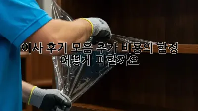 이사 후기 모음: 추가 비용의 함정, 어떻게 피할까요?